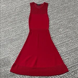Dynamite | Red Sleeveless Fit and Flare Dress